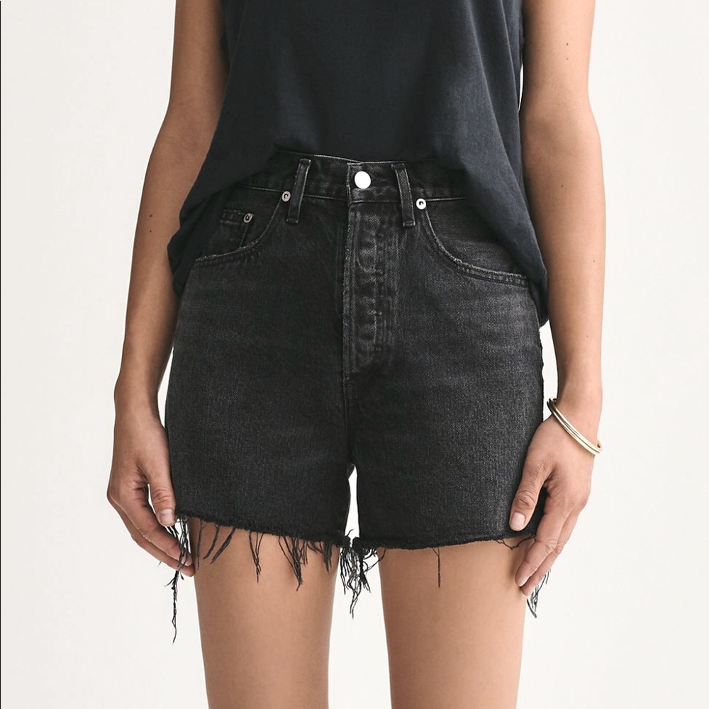 AGOLDE DEE SUPER HIGH RISE DENIM SHORT SZ 25 BNWT